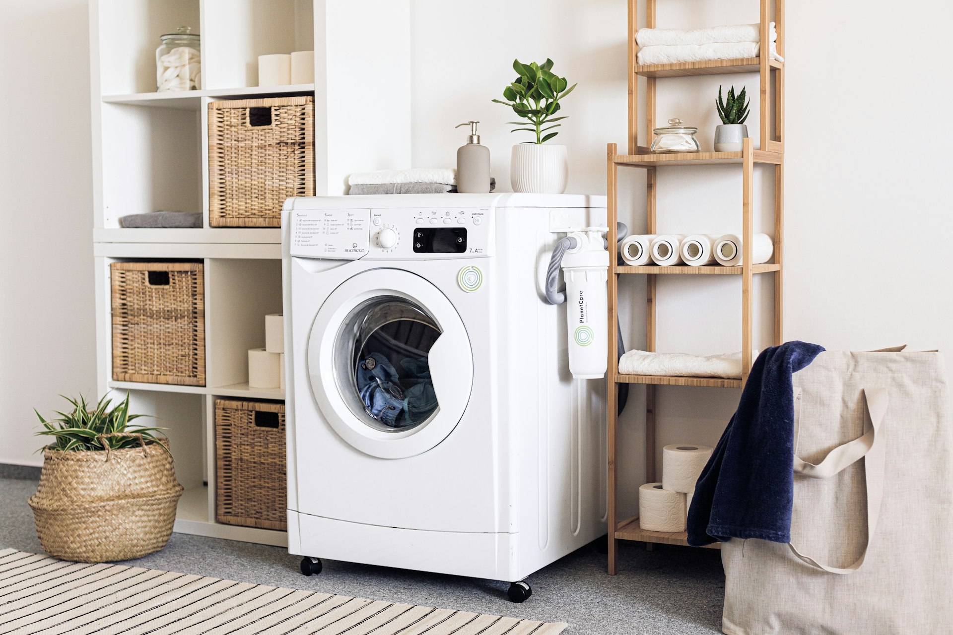 Installation lave-linge
